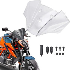 YIEBA Motorcycle Air Flow Wind Deflector Front Protection Wind Protection Front Trim for 1290 Super Duke R 2020-2024 1290 Super Duke R MY20 2020-2023