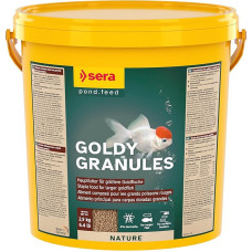 sera Goldy Gran Nature 10l (2,9 kg) - Granuliuotas tirpalas didesniems aukso luitams su 4 % insektenmelio, aukso tirpalas, skirtas didesniems aukso luitams ir mažesniam riebalų kiekiui bei mažesniam riebalų kiekiui