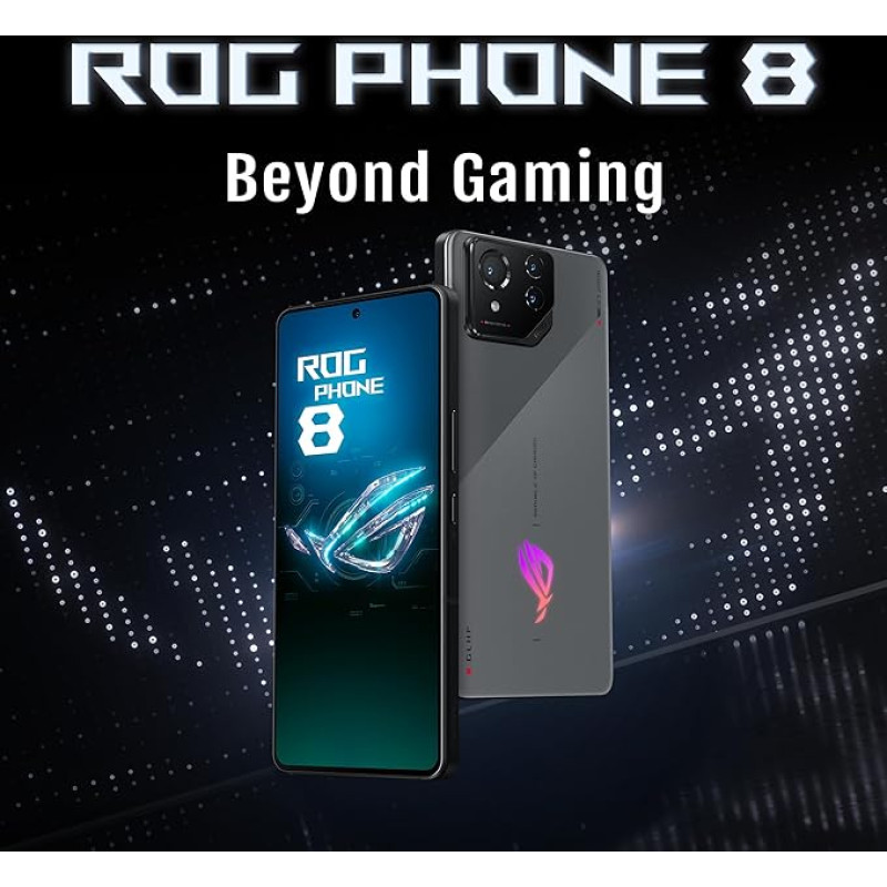 ASUS ROG Phone 8, oficialus ES, maištinga pilka, 12 GB RAM 256 GB atminties, 