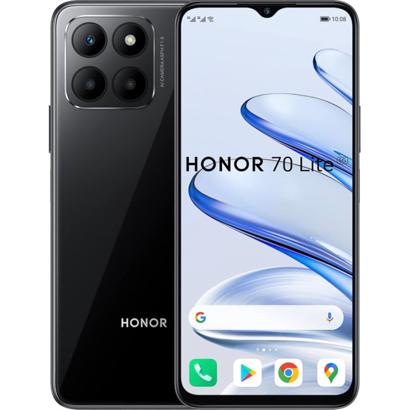 HONOR 70 Lite, išmanusis telefonas 5G, 4GB+128GB, 6,5