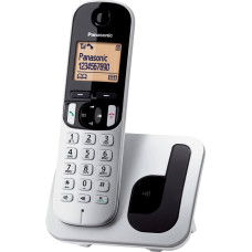 Panasonic KX-TGC210 DECT-Telefon Metallisch Anrufer-Identifikation
