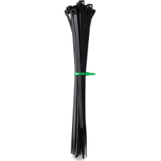 HPER® Kabelių raiščiai juodi I 10 metų atsparūs UV spinduliams I 540 mm x 7,8 mm I 100 vnt., atsparūs oro sąlygoms I 15-30 % didesnė tempimo jėga / stabilumas I Sertifikuota aukščiausia kokybė