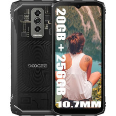 DOOGEE Blade 10 Ultra išmanusis telefonas be sutarties (2024), 20GB + 256GB, 10,7 mm plonas telefonas be SIM blokavimo, tvirtas 4G, 50MP kamera + 8MP lauko telefonas, 5150 mAh baterija, 