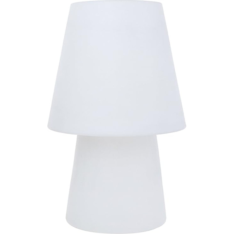 8 seasons Design - Stylish LED Design Lamp No. 1 White (60 cm, RGB, Colour Changing, Dimmable, IP44, UV-Resistant, Weatherproof, for Indoor and Outdoor Use), White