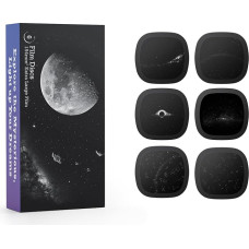 Realistic Discs for Ainael Meteor and Galaxy Projector, 5K Ultra HD Discs for Home Planetarium, 6 Disc Set without Projector (Galaxy)