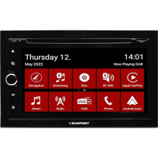 Blaupunkt Copenhagen 700 DAB with Truck/Camper Navigation, 2-DIN Car Multimedia, 6.75 Inch Touch Screen, CarPlay, Android Car, DAB+, Bluetooth, CD/DVD, 2 x USB, 1 x Aux, SD, Rear View Camera, 180 Watt