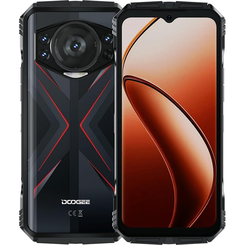 DOOGEE S118 4G lauko mobilusis telefonas be sutarties, 20GB + 512GB, 6,58 colių FHD+ 120Hz statybos aikštelės mobilusis telefonas, 