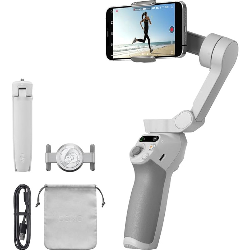DJI OSMO Mobile SE išmaniojo telefono gimbalas, 3 ašių stabilizavimas, patogus ir 