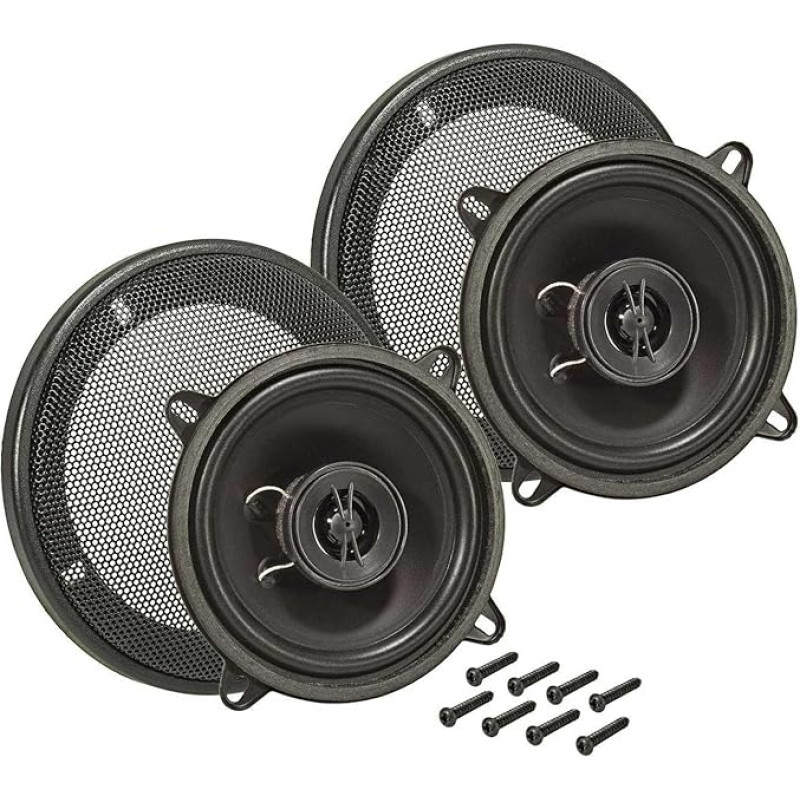 tomzz Audio 4000-006-1 Garsiakalbių komplektas TA13.0-Pro DIN 130 2 kanalų koaksialinė sistema 50 W RMS