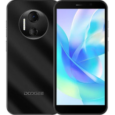 DOOGEE Android 12 išmanusis telefonas be sutarties X97 Pro, Helio G25 Octa Core 4GB + 64GB, 4200mAh baterija, 12MP dviguba kamera, 6,0 colių HD+ mobilusis telefonas, Dual SIM + SD (3 kortelių lizdai), NFC GPS veido atrakinimas,