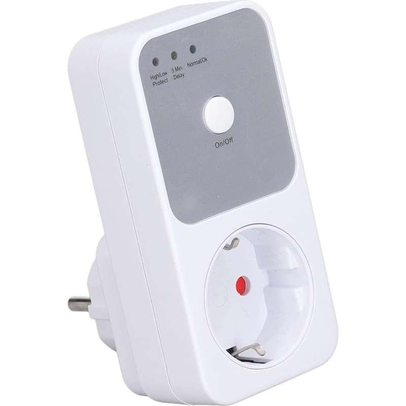 Domestic Appliance Voltage Protector Range 175-260V 5-6 Minutes Delay with EU Plug 230V for Use in Electrical Appliances