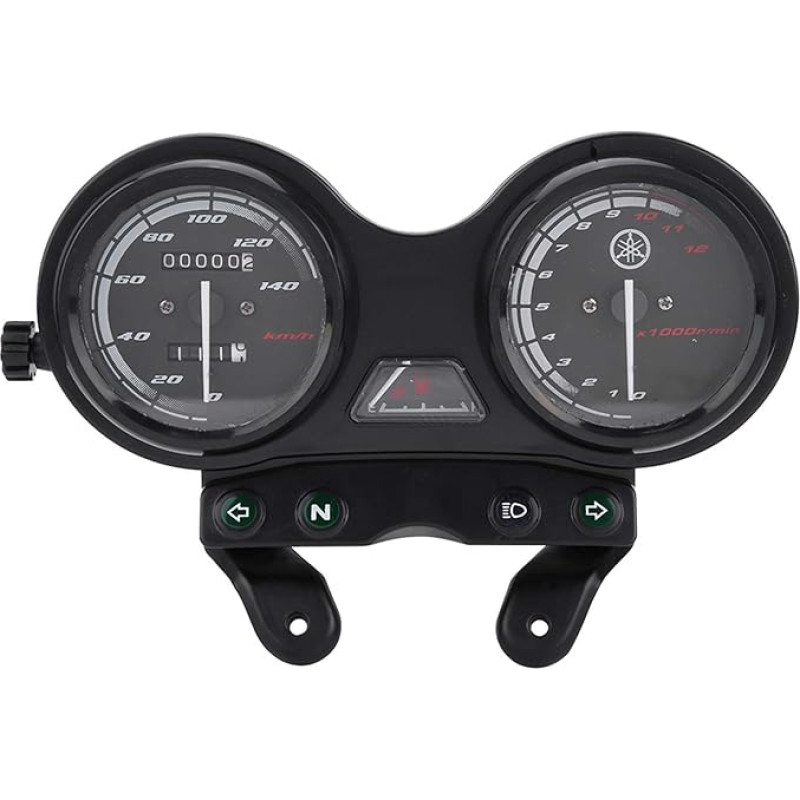 Terisass DC 12V motociklų odometro tachometras Modifikuoti priedai 12000RPM LCD MPH/KMH skaitmeninis odometras tinka YBR 125