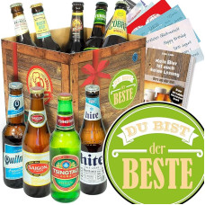 Du bist der Beste/Biersorten der Welt/der beste Mann Geschenk