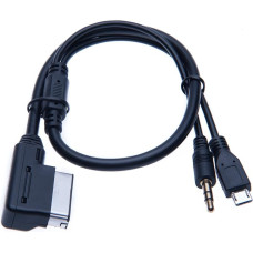 Micro USB AMI MDI Music Interface AUX 3.5mm Adapter kompatibel mit Samsung Galaxy, HTC ONE, Huawei, Sony Xperia, Lumia, LG, Lenovo MP3 player Ladekabel Audio-Adapter für Auto Automobile Car Cars