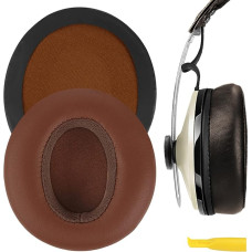 GEEKRIA QuickFit Ersatz-Ohrpolster aus Proteinleder für Sennheiser Momentum Over-Ear-Kopfhörer, Headset-Ohrpolster, Reparaturteile (braun)