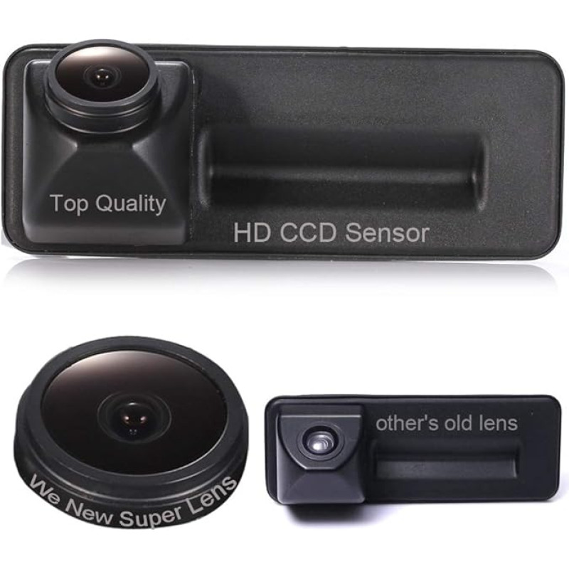 HD CCD Night Vision Boot Handle Reversing Camera 18 mm Lens for GPS Car Radio for Skoda Fabia Y6 A1 Golf 5 V Variant Skoda Superb Estate