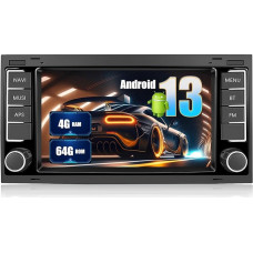 [4+64G] SIXWIN Android 13 automobilinis radijas VW Touareg Transporter T5 Multivan su Carplay/Android Car/Mirrorlink, 7 colių talpus jutiklinis ekranas su WiFi GPS FM Bluetooth