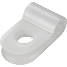 Aprūpinimo žemėlapis Nailono R-tipo kabelių spaustuko organizatoriaus kabelių klipai laidų valdymui 3,1 mm