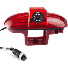 HD Waterproof Night Vision Car Rear View Third Rooftop Mount Brake Light Reversing Camera Replacement for Opel Vivaro Surf Concept/Combo/Vauxhall/Renault Trafic/Fiat Talento/Primastar Van