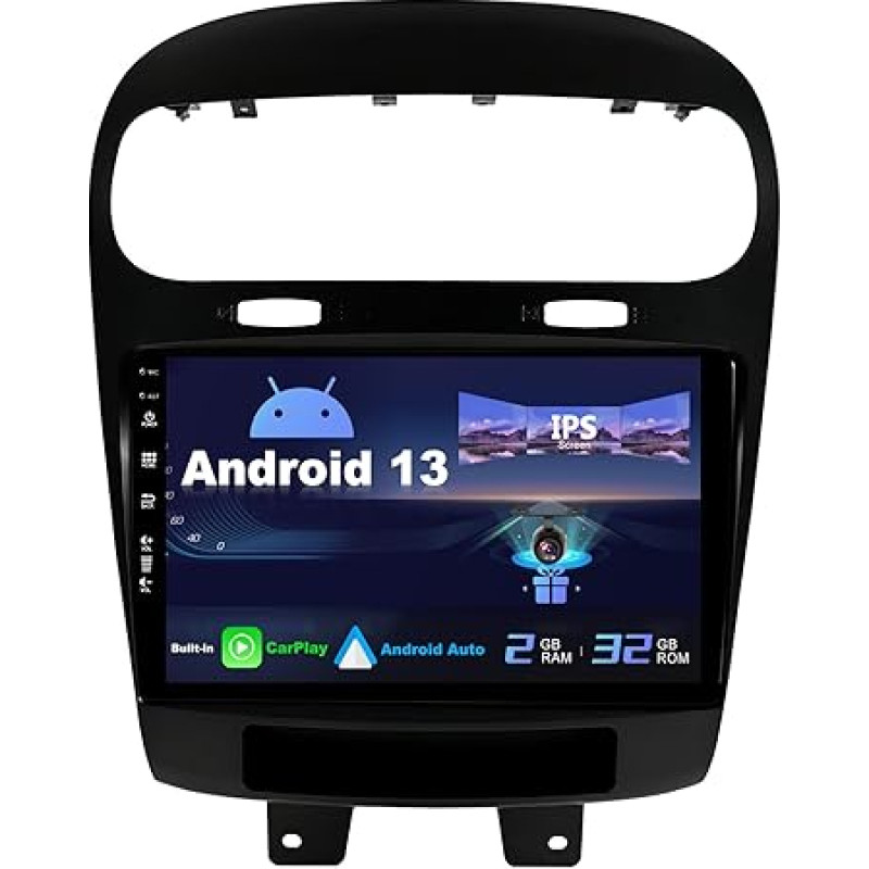 SXAUTO Android 13 IPS automobilinis radijas 