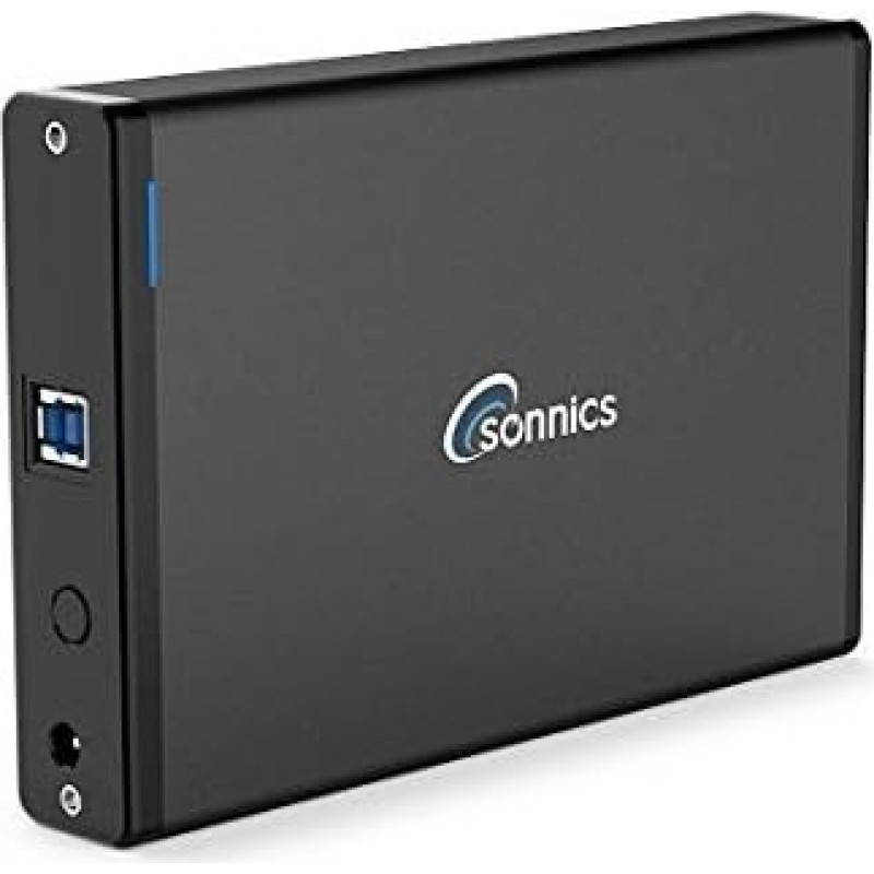 Sonnics 2TB USB 3.0 Externe Desktop Festplatten für Samsung & LG Klug TV, Schwarz