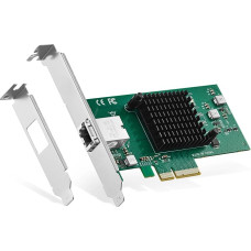 Binardat 10G Ethernet PCIe tinklo adapteris, AQUANTIA AQC107 lustinis LAN valdiklis, 10G/5G/2.5G/1G/100Mbps RJ45 NIC kortelė, PXE palaikymas Windows/Linux/Mac