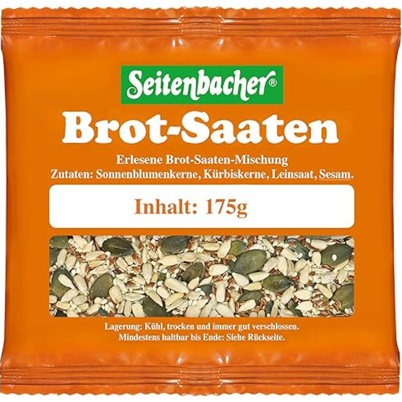 Seitenbacher Bread Seeds I Exquisite Seeds I for Breads, Salads or Toppings I (1 x 175 g)