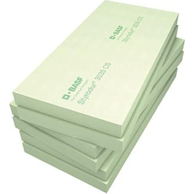 Polystyrene Foam XPS Styrodur 3035 CS Smooth 1265 x 615 (1250 x 600) Fold (50 mm, 1)