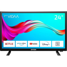 DYON Smart 24 VX 60 cm (24 Inch) TV (HD Smart TV, HD Triple Tuner (DVB-C/-S2/-T2), App Store, Prime Video, Netflix, YouTube, DAZN, Disney+) [Mod. 2022]