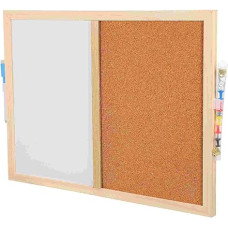 Memo-Keramik-Bulletin-Korkfliese, magnetisch, 40 x 30 x 1,3 cm, Nachrichten-Korktafel, Whiteboard, gerahmtes Display, Hinweis-Korktafel, 1 Stück