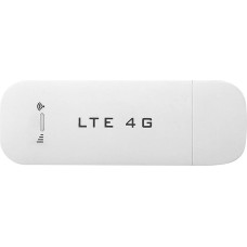 ASHATA LTE LTE Surfstick USB Surf Stick, 100 Mbps USB Dongle 4G/3G WiFi maršrutizatoriaus belaidžio tinklo hotspotas, didelės spartos LTE Surf Stick FDD B1/B3 su SIM TF kortelės lizdu Atminties kortelė balta (su WiFi funkcija)