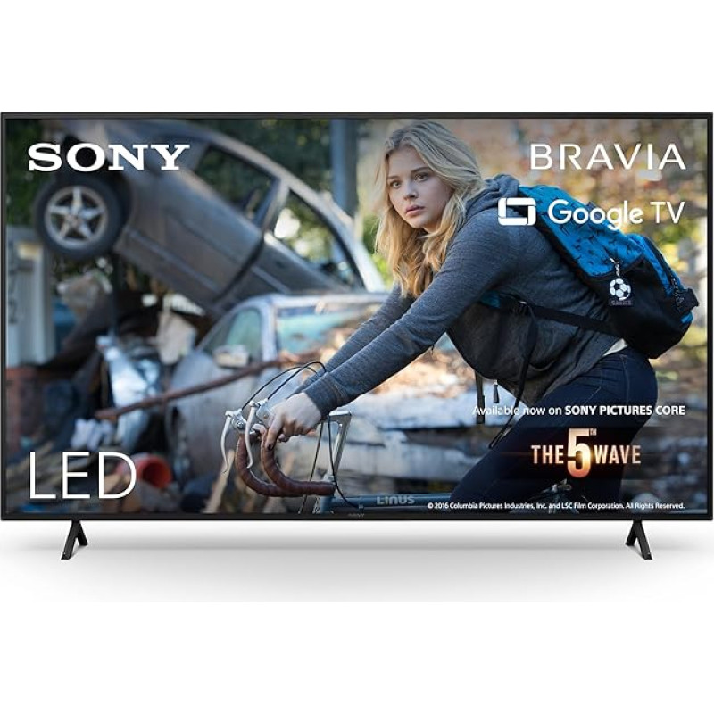 Sony BRAVIA, KD-75X75WL, 75 Inch TV, LED, 4K HDR, Google TV, Smart TV, Works with Alexa, BRAVIA CORE, HDMI 2.1, Gaming Menu with ALLM