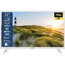 TELEFUNKEN XH32SN550S-W 32 Inch TV/Smart TV (HD Ready, HDR, Triple Tuner) - Includes 6 Months HD+ [2023], White