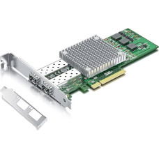 10Gb Ethernet tinklo adapterio kortelė - Broadcom BCM57810S valdiklio tinklo sąsajos kortelė (NIC) PCI Express X8, dviejų SFP+ prievadų šviesolaidinis serverio adapteris