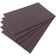 Braun/Schwarzes Phenolharz-Flachblech, Phenolkunststoffplatte 10 Stück, Isolierplatte Bakelit dick 1,2 mm, skirta elektros formoms(Brown,200X300MMX1.2MM)