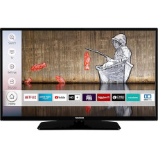 Techwood H32TS550S 32 Inch TV/Smart TV (HD Ready, HDR, Triple Tuner) - Includes 6 Months HD+ [2023]