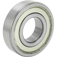 X AUTOHAUX 6309ZZ Rillenkugellager, P0, 45 x 100 x 25 mm, geschmiert, doppelte Metalldichtung, silberfarben, für Roller, Skateboard-Rad