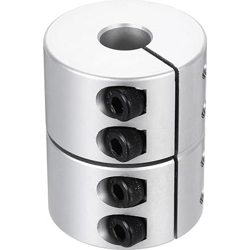 sourcing map Wellenkupplung, 10 bis 16 mm (ID), 40 mm (L), Aluminiumlegierung, Schaftkupplung, starres Gelenkmotorzubehör für 3D-Drucker, DIY-Roboter, Modell CN