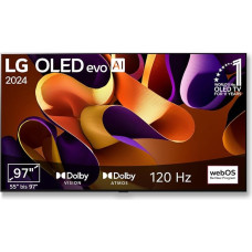 LG OLED97G48LW TV 246 cm (97 Inch) OLED evo TV (α11 4K AI Processor, webOS 24, Dolby Vision, up to 120Hz) [Model Year 2024]