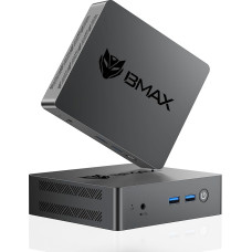 BMAX mini kompiuteris W11 Pro 11 kartos N5095 (maks. 2,9 GHz), 8 GB LPDDR4 + 256 GB M.2 SSD, 2,5/5,0 GHz 