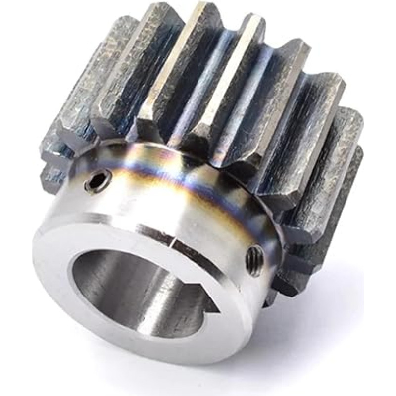 45# Stahl-Metall-Stirnraddifferential Hauptgetriebe 2M Motorritzel 10MM 36 38 40T Loch 14 15 16 18 20 22 24 25 26(2M38Thole18)