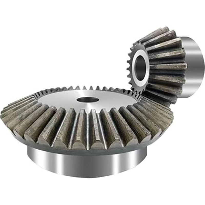 1 Satz von 1: 1,5/2/3 1/1,5/2/2/2,5 Modul Kegelrad 15-45 Zähne 45# Stahl mechanisches Kraftübertragungsgetriebe(1M20T-40T)