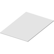 JIEYUZYUO Didelio tankio PVC putų lakštas, 300 x 400/400 x 600 mm, storis 1-7 mm, išplėstinis PVC lakštas/300 x 400 x 1 mm