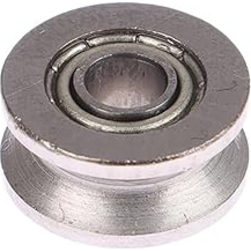 Bimetalinio sandariklio skydas Mikro gilių griovelių guolis 10Pcs V624zz 4x13x6mm V griovelių sandarintas rutulinis guolis Vadovas Track Roller Bearing Mašinų guoliai