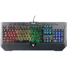 ITEK Tastiera Gaming Q11 Membrana, RGB, daugialypė terpė