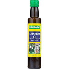 Seitenbacher Ekologiškas sėmenų aliejus I Pirmojo spaudimo I Šalto spaudimo I Natūralus I (1 x 250 ml)