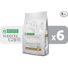 Nature's Protection Superior Care sausas maistas šunims, hipoalerginis ėdalas suaugusiems šunims, be grūdų, visų mažų ir mini veislių šunims, ėriena, 6 x 1,5 kg