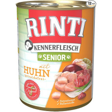 Rinti connoisseur meat SENIOR + vištiena, 12 vnt. (12 x 800 g)