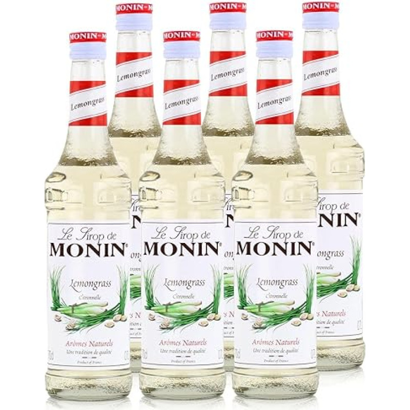 Monin Lemon Grass Lemongrass 6 x 0.7 L Lemongrass Pack of 6
