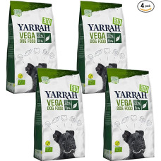 Yarrah - sausas vegetariškas maistas suaugusiems šunims Ekologiškas - 2 kg - 4 pakuotės